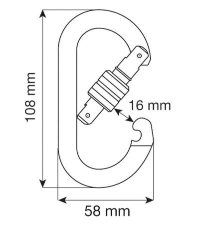  Карабин Camp Oval Standart-Lock в Ставрополе  