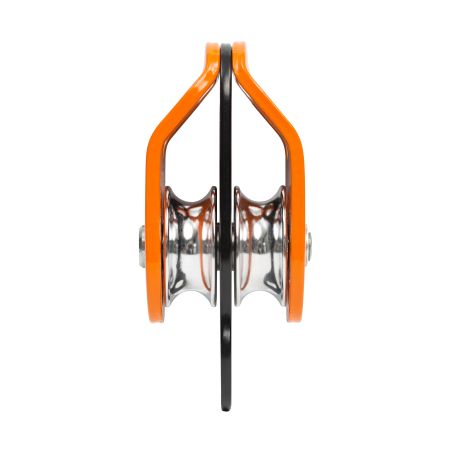  Блок-ролик Вертикаль двойной дюралевый с подшипником в Ставрополе  