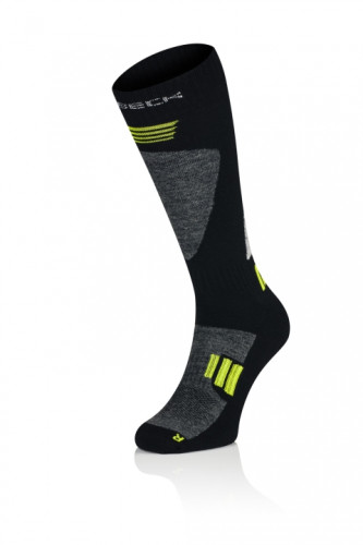 Купить Носки Brubeck Ski Forse черно-зеленый в Ставрополе
