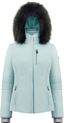 Куртка горнолыжная Poivre Blanc с иск.мехом W24-0802-WO/A голубой в Ставрополе