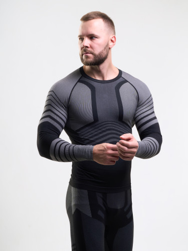 Комплект термобелья X-LINE (sport) мужской черный с серым NEW в Ставрополе