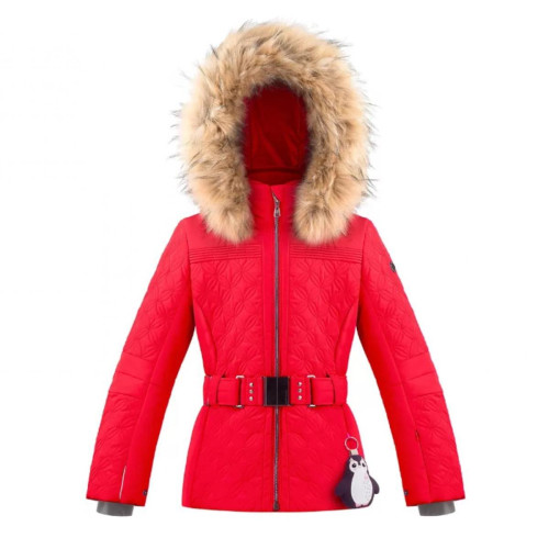 Куртка горнолыжная Poivre Blanc с иск.мехом W21-1003-JRGL/A красный в Ставрополе