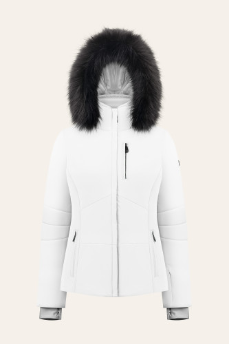 Куртка горнолыжная Poivre Blanc с иск.мехом W24-0800-WO/A белый в Ставрополе