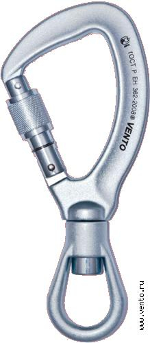  Карабин Венто Стальной с вертлюгом с муфтой в Ставрополе  