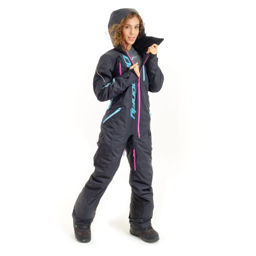 Комбинезон сноубордический Dragonfly Premium Woman Black-Pink 2023 в Ставрополе