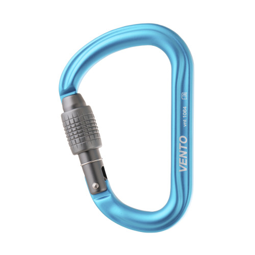  Карабин Венто Большой с резьбовой муфтой синий в Ставрополе  