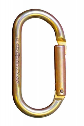  Карабин Ринг сталь овал с прямой защелкой (keylock) 22 кН в Ставрополе  