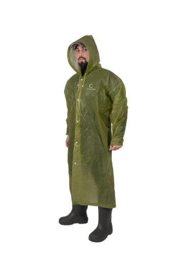 Плащ-дождевик Следопыт EVA 68х120см на кнопках army green