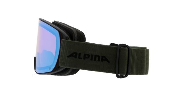 Купить маска alpina г/л nakiska q black-olive matt/q green s2 в Ставрополе