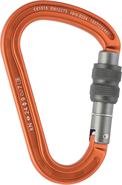  Карабин Венто Titanium с муфтой кейлок оранжевый в Ставрополе  