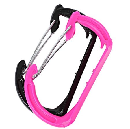  Карабин Вертикаль развесочный Краб розовый в Ставрополе  