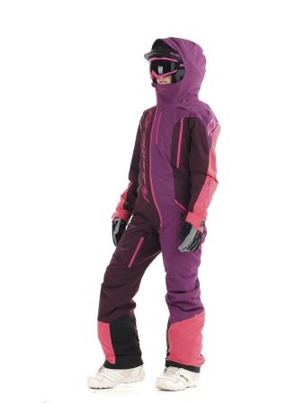 Комбинезон сноубордический Dragonfly Premium Woman Purple&Brown в Ставрополе