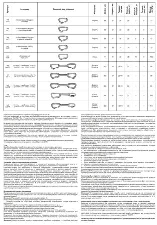  Карабин Венто Light со скобой желтый  в Ставрополе  