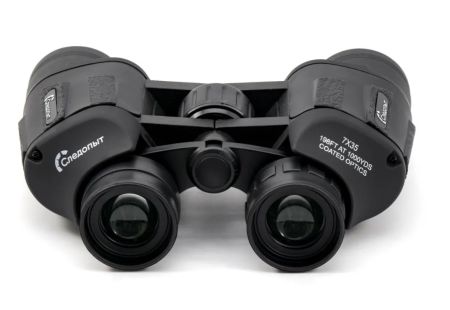 Бинокль Следопыт 7х35,170*140*60 мм,696г, в чехле черный