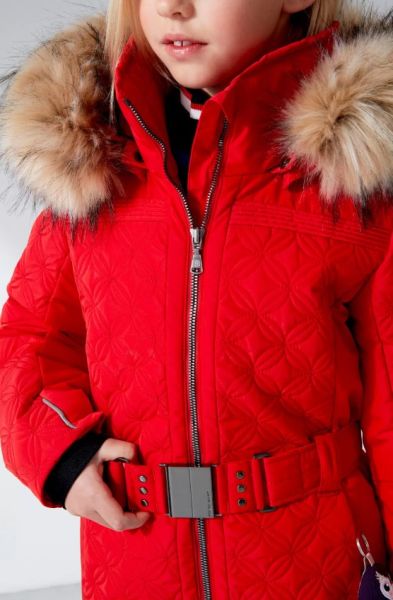 Куртка горнолыжная Poivre Blanc с иск.мехом W21-1003-JRGL/A красный в Ставрополе