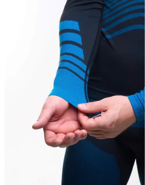 Комплект термобелья X-Line Sport мужской черный с синим NEW в Ставрополе