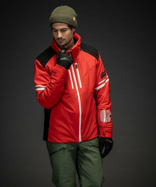 Куртка горнолыжная Phenix Traction с капюшоном RD в Ставрополе