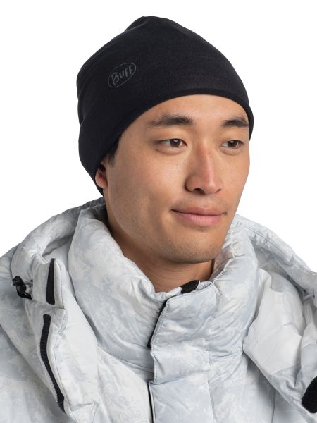 Шапка Buff Polar&Ecostretch Solid Black в Ставрополе