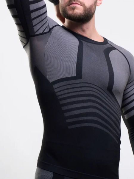 Комплект термобелья X-LINE (sport) мужской черный с серым NEW в Ставрополе