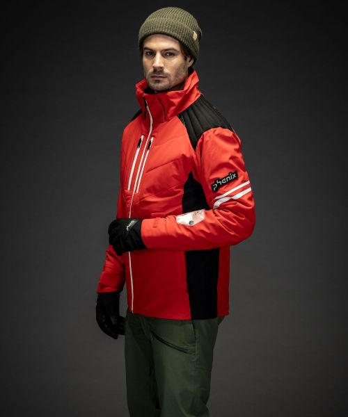 Куртка горнолыжная Phenix Traction с капюшоном RD в Ставрополе