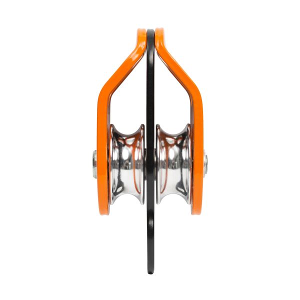  Блок-ролик Вертикаль двойной дюралевый с подшипником в Ставрополе  