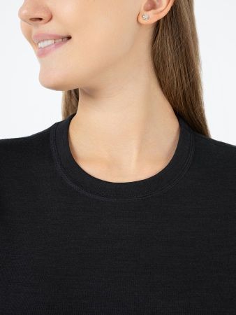 купить Фуфайка женская "Аляска Н" (шерсть, черный, реглан)