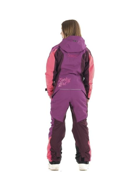 Комбинезон сноубордический Dragonfly Premium Woman Purple&Brown в Ставрополе