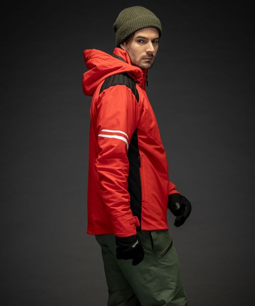 Куртка горнолыжная Phenix Traction с капюшоном RD в Ставрополе