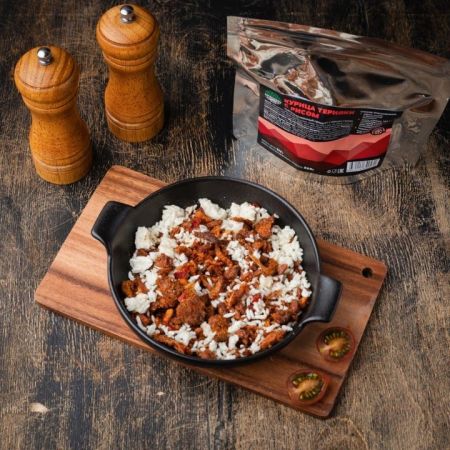 Сублимированный продукт с мясом птицы "Курица Карри с рисом"