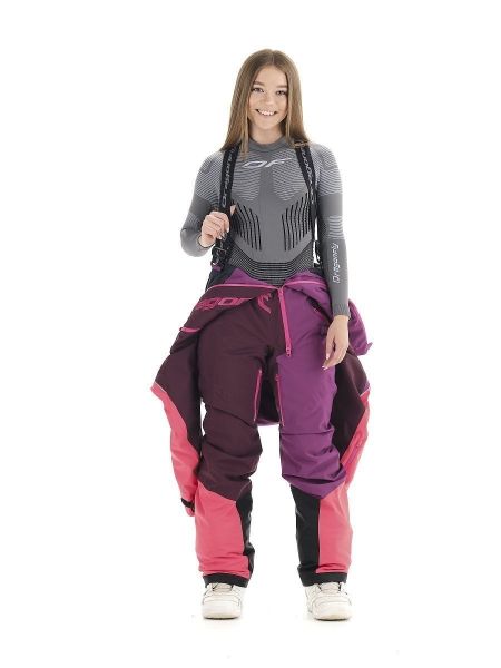 Комбинезон сноубордический Dragonfly Premium Woman Purple&Brown в Ставрополе