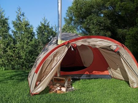 Печь туристическая Леший (без баллона)