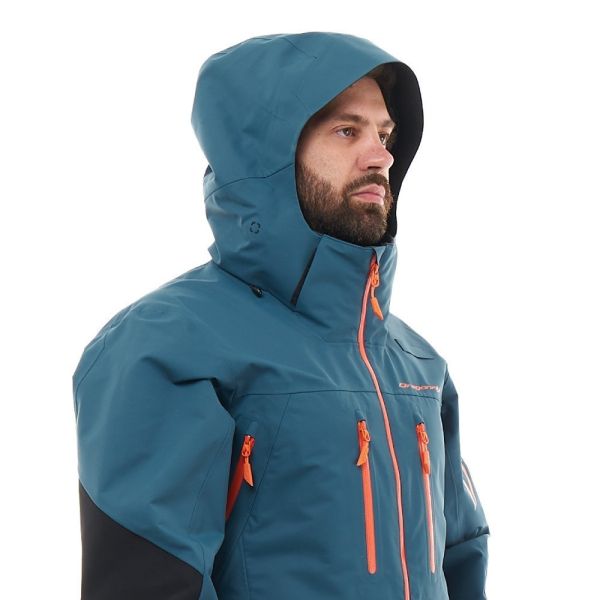 Комбинезон сноубордический Dragonfly SuperLight 3L Man Dark Ocean-Orange 2024 в Ставрополе