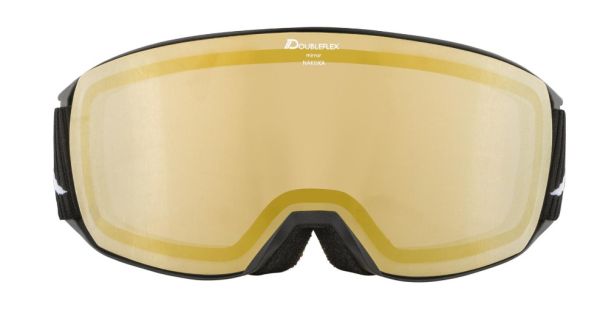 Купить маска alpina г/л nakiska q-lite black matt/q-lite gold s1 в Ставрополе