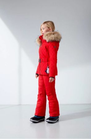 Куртка горнолыжная Poivre Blanc с иск.мехом W21-1003-JRGL/A красный в Ставрополе