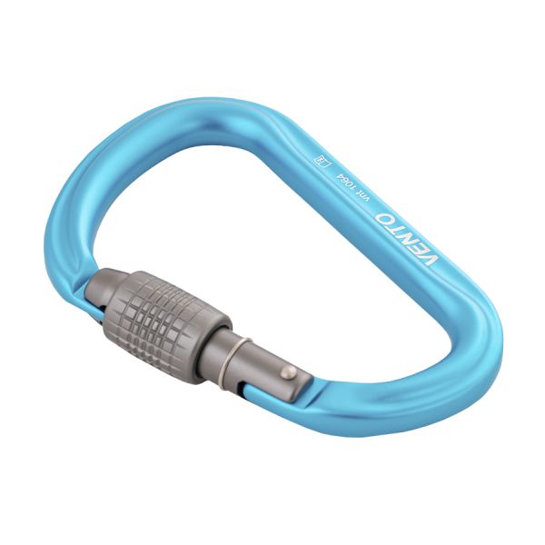  Карабин Венто Большой с резьбовой муфтой синий в Ставрополе  