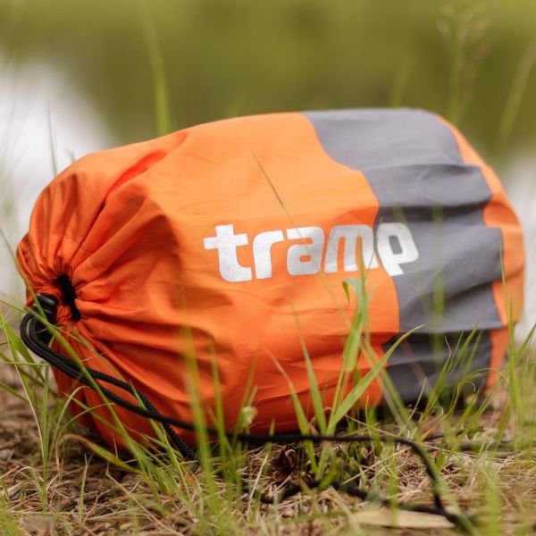 Коврик Tramp cамонадувающийся Classic 2,5см.183*52*2,5см.TRI-002 оранж.-серый