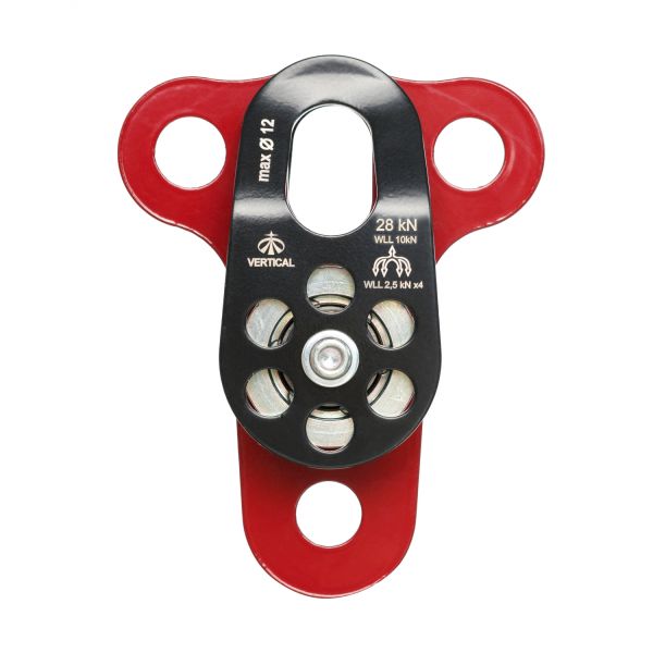  Блок-ролик Вертикаль двойной сталь с подшипником Про в Ставрополе  