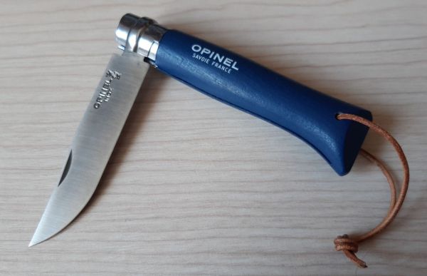 Нож Opinel №8 Trekking н/с, синий 002212
