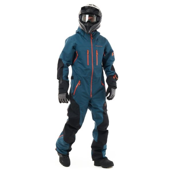 Комбинезон сноубордический Dragonfly SuperLight 3L Man Dark Ocean-Orange 2024 в Ставрополе