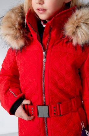 Куртка горнолыжная Poivre Blanc с иск.мехом W21-1003-JRGL/A красный в Ставрополе