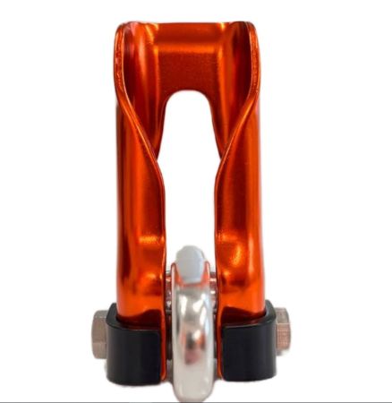  Зажим Вертикаль для двойной веревки оранжевый в Ставрополе  