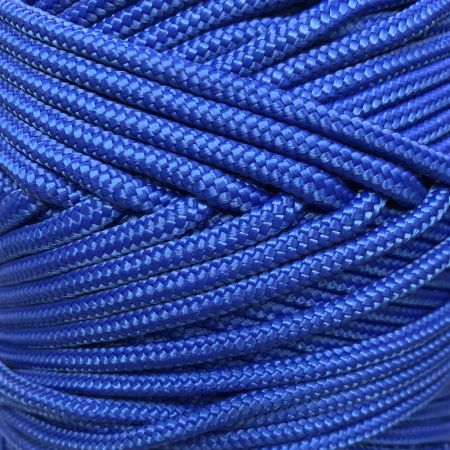  Шнур ПА плетеный 16-ти пр.с ПА серд.d 4 мм синий в Ставрополе  