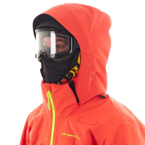 Комбинезон сноубордический Dragonfly SuperLight 3L Man Dark Red-Yellow 2024 в Ставрополе