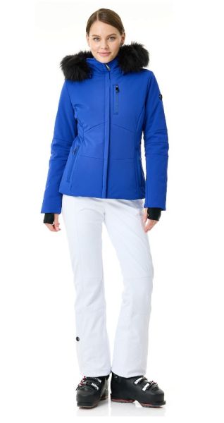 Куртка горнолыжная Poivre Blanc с иск.мехом W24-0802-WO/A синий в Ставрополе