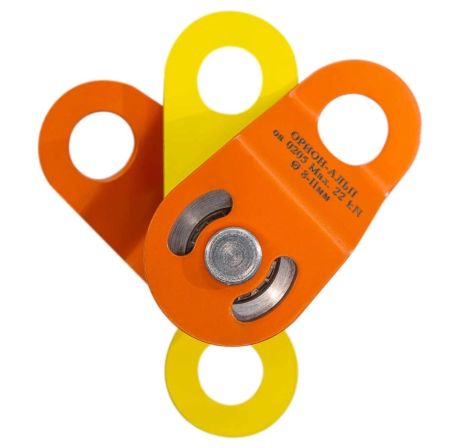  Блок-ролик Орион-Альп двойной сталь с подшипником в Ставрополе  