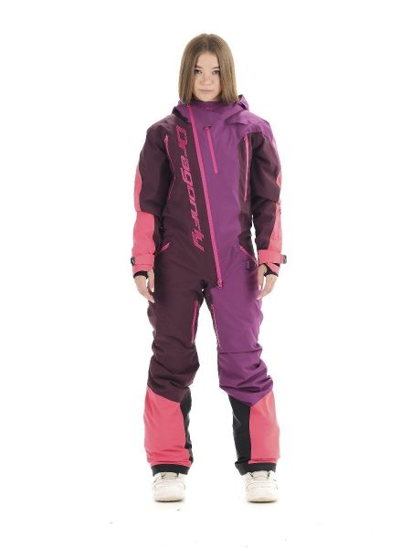 Комбинезон сноубордический Dragonfly Premium Woman Purple&Brown в Ставрополе