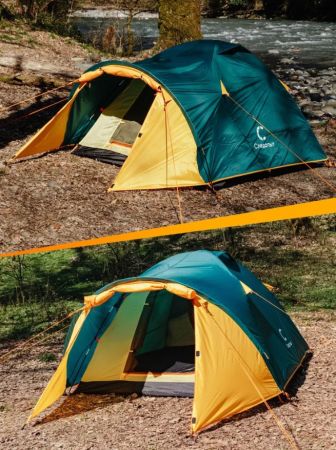 Палатка Следопыт Selenga 3х местная двухслойная