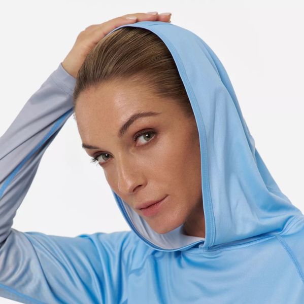 Лонгслив Finntrail женский Venus Hood W 6621 LightBlue в Ставрополе